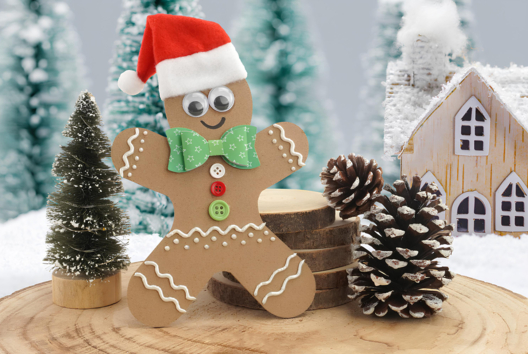 Gingerbread Man - 1 - Christmas Crafts - 10doigts.com - Christmas Crafts - 10doigts.fr