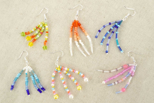 Seed Bead Earrings - 2 - Handicrafts for Creating Your Jewelry - 10doigts.com - Handicrafts for Creating Your Jewelry - 10doigts.fr - 2