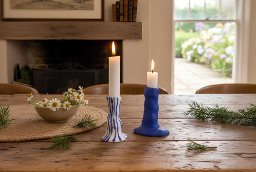 Candelabro - Actividades manuales para hacer sus velas y jabones - 10doigts.fr