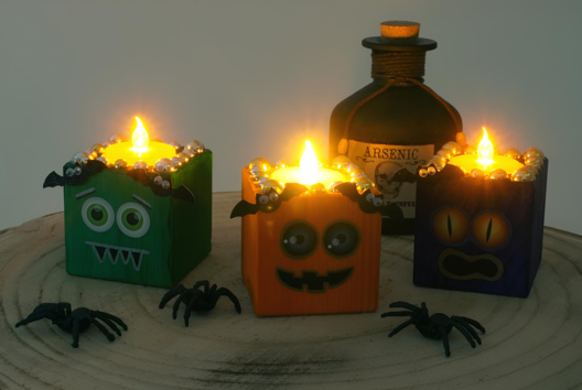 candelabro noche monstruo halloween niños actividad - Actividades manuales Halloween - 10doigts.fr - 2