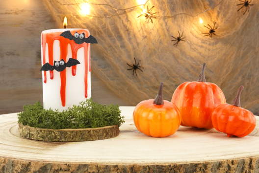 Halloween Candle - 1 - Halloween Crafts - 10doigts.com - Halloween Crafts - 10doigts.fr