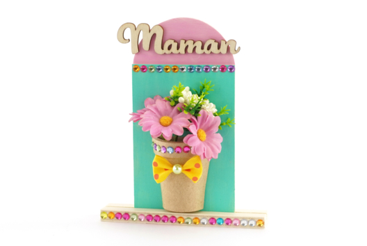 Floral Decoration for Mother's Day - 2 - Mother's Day Crafts - 10doigts.com - Mother's Day Crafts - 10doigts.fr - 2