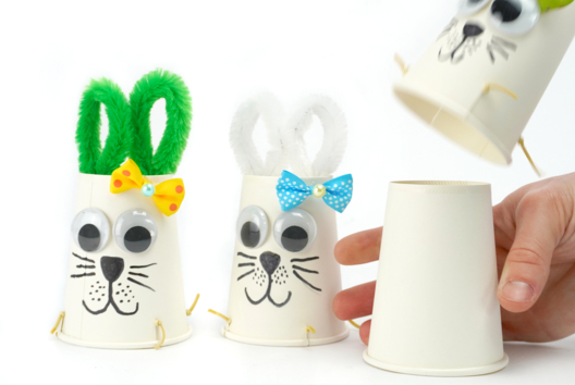 Manualidades infantiles Pascua Conejo Saltarín - Actividades manuales DIY Pascua - 10doigts.fr - 2