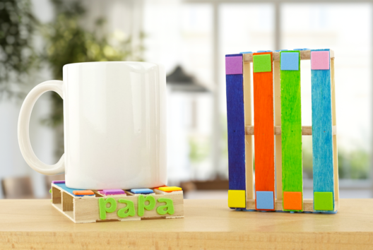 posavasos - Manualidades día del padre - 10doigts.fr