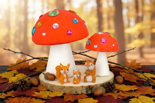 Mushrooms and the Squirrel Family - 2 - Autumn Crafts - 10doigts.com - Autumn Crafts - 10doigts.fr - 2
