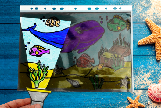Explore the Ocean Depths with a Magic Lamp - 3 - Ocean Crafts: Dive into a Creative and Sensory World - 10doigts.com - Ocean Crafts: Dive into a Creative and Sensory World - 10doigts.fr - 2