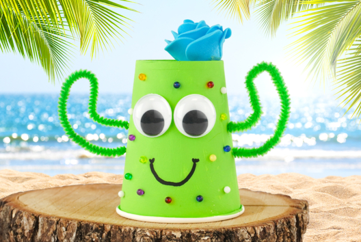 Bricolaje Verano Niño Cactus Alfileres de plástico - Actividades manuales Verano - 10doigts.fr - 2