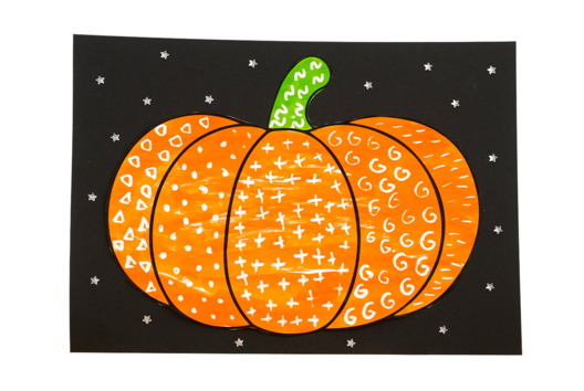 Pumpkin Drawing Gum - 4 - Halloween Crafts - 10doigts.com - Halloween Crafts - 10doigts.fr - 2