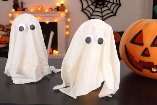 Manualidades de Halloween para Niños Fantasma - Actividades manuales Halloween - 10doigts.fr