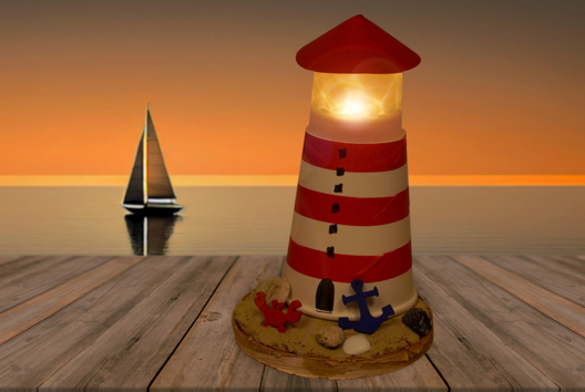 Luminous Sea Lighthouse - 1 - Kids Crafts Activities - 10doigts.com - Handicrafts Activities - 10doigts.fr - 2
