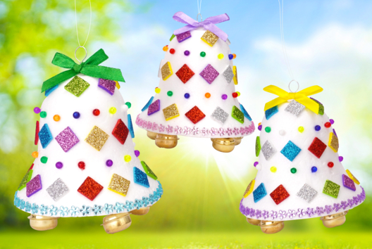 Glitter Easter Bells - 2 - DIY Easter Crafts - 10doigts.com - DIY Easter Crafts - 10doigts.fr - 2