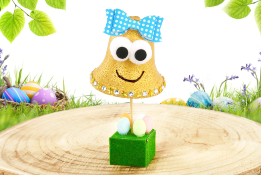 Funny Easter Bells in Styrofoam - 2 - DIY Easter Crafts - 10doigts.com - DIY Easter Crafts - 10doigts.fr - 2