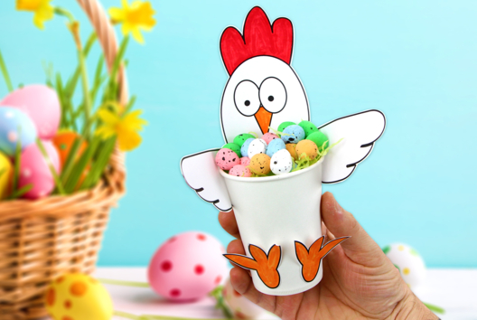 Easter Cup Chicken Craft - DIY Easter Crafts - 10doigts.fr