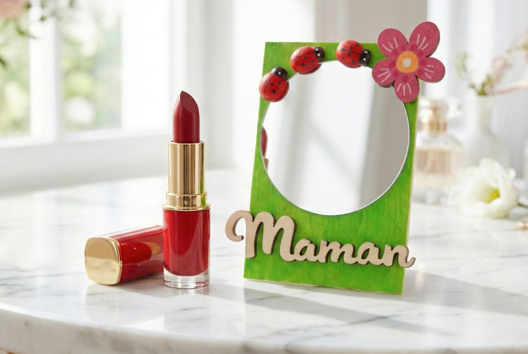 regalo día de la madre espejo niños - Manualidades día de la madre - 10doigts.fr