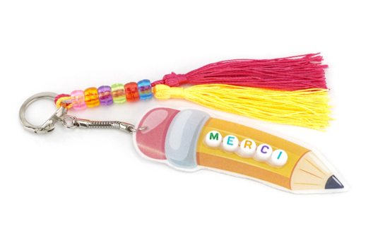 regalo fin de año maestra llavero - Manualidades y regalos para maestras, maestros,  niñeras... - 10doigts.fr - 2