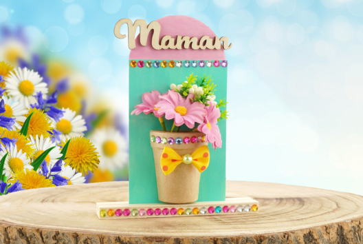 Floral Decoration for Mother's Day - 1 - Mother's Day Crafts - 10doigts.com - Mother's Day Crafts - 10doigts.fr