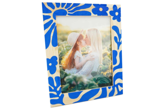 Marco de madera pintura arabesco - Actividades manuales de dibujo: tutoriales adaptados desde la más tierna edad - 10doigts.fr - 2