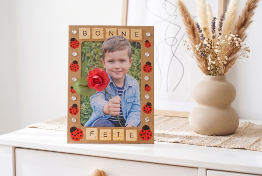 cadre fleur 3D cadeau fête des mères - Manualidades día de la madre - 10doigts.fr