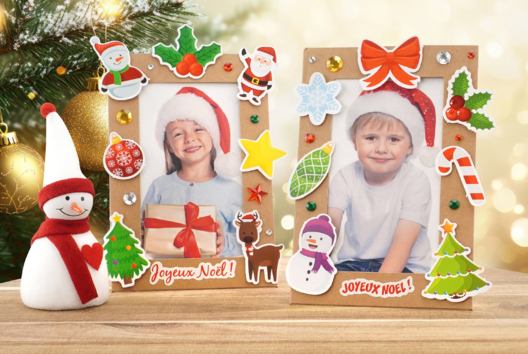 Small Christmas Frame - 1 - Christmas Crafts - 10doigts.com - Christmas Crafts - 10doigts.fr