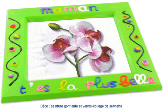Marco o vacíabolsillos deco 3D - Actividades manuales Deco casa DIY - 10doigts.fr