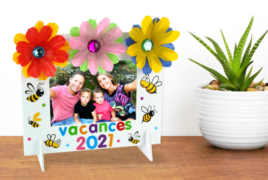 Summer Vacation Frame - 1 - Summer Crafts - 10doigts.com - Summer Crafts - 10doigts.fr