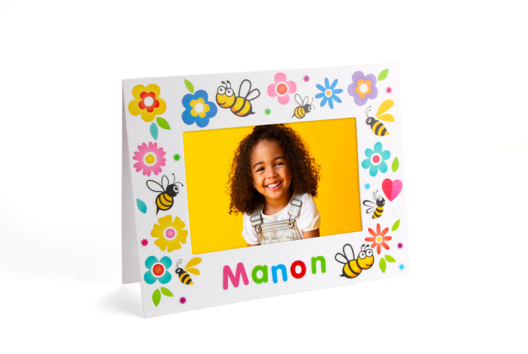 Spring Frame to Decorate with Stickers - 1 - Mother's Day Crafts - 10doigts.com - Mother's Day Crafts - 10doigts.fr