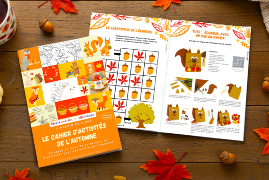 Cuaderno de Actividades de Otoño para Niños Gratis - Actividades manuales Otoño - 10doigts.fr