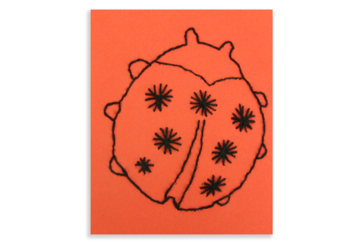 Tarjeta para bordar - Manualidades día de la madre - 10doigts.fr