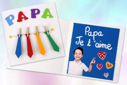 Father's Day Tie Card - 1 - Father's Day Crafts - 10doigts.com - Father's Day Crafts - 10doigts.fr