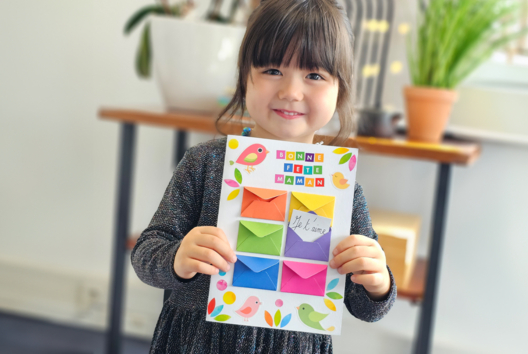 tarjeta fácil niños día de la madre - Manualidades día de la madre - 10doigts.fr