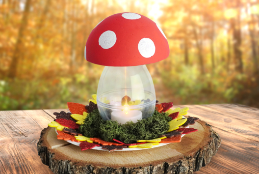 Glowing Mushroom - 1 - Autumn Crafts - 10doigts.com - Autumn Crafts - 10doigts.fr
