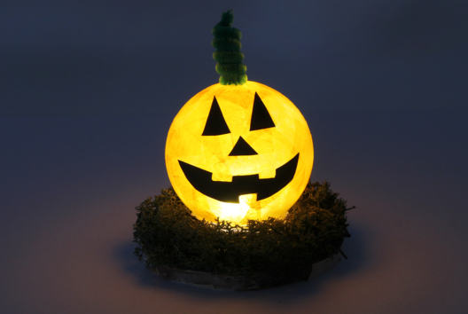 calabaza luminosa Halloween DIY para niños - Actividades manuales Halloween - 10doigts.fr - 2