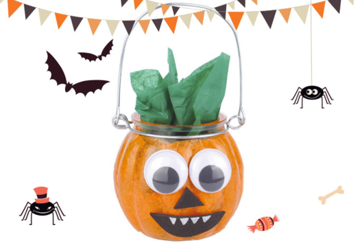 linterna calabaza - Actividades manuales Halloween - 10doigts.fr