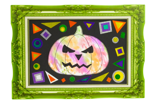 Watercolor Pumpkin Painting - 3 - Halloween Crafts - 10doigts.com - Halloween Crafts - 10doigts.fr - 2