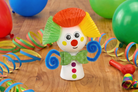 payaso actividad niños carnaval - Actividades manuales Carnaval, Martes de Carnaval - 10doigts.fr
