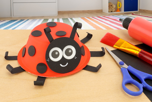 mariquita DIY niños papel - Actividades manuales animales: nuestras ideas creativas para los niños - 10doigts.fr - 2