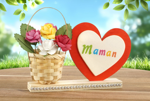 Flower Basket - 2 - Mother's Day Crafts - 10doigts.com - Mother's Day Crafts - 10doigts.fr - 2