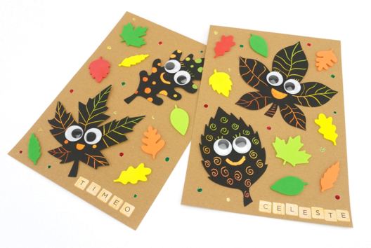 Autumn Leaves Collage Board - 1 - Autumn Crafts - 10doigts.com - Autumn Crafts - 10doigts.fr