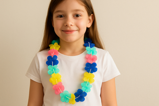 collier hawai - Actividades manuales Carnaval, Martes de Carnaval - 10doigts.fr - 2