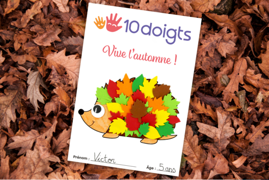 Hedgehog Coloring and Collage - 1 - Animal Crafts: Our Creative Ideas for Children - 10doigts.com - Animal Crafts: Our Creative Ideas for Children - 10doigts.fr
