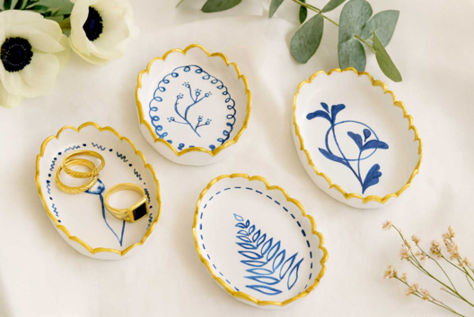 cuenco de arcilla porcelana - Actividades manuales de modelado - 10doigts.fr