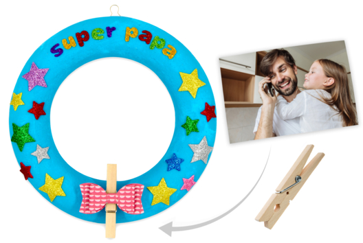 Photo Frame Crown - 1 - Father's Day Crafts - 10doigts.com - Father's Day Crafts - 10doigts.fr