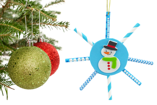 Christmas Stars with Cardboard Straws - 2 - Christmas Crafts - 10doigts.com - Christmas Crafts - 10doigts.fr - 2