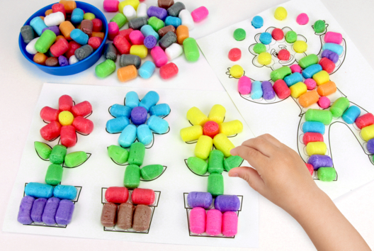 3D Drawing with Corn Flakes - 1 - Craft Activities with Magic maize : Our Tutorials for the Youngest - 10doigts.com - Craft Activities with Magic maize : Our Tutorials for the Youngest - 10doigts.fr