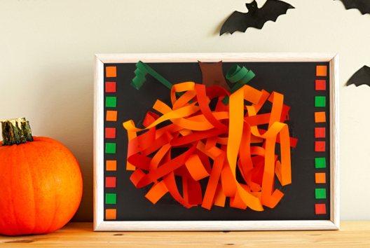 Rolled Paper Pumpkin - 1 - Halloween Crafts - 10doigts.com - Halloween Crafts - 10doigts.fr