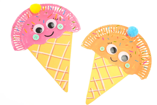 diy cornet de glace - Summer Crafts - 10doigts.fr - 2
