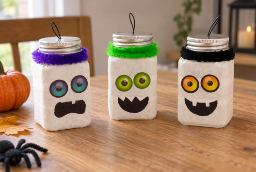 DIY Kids Halloween Light - Halloween Crafts - 10doigts.fr - 2