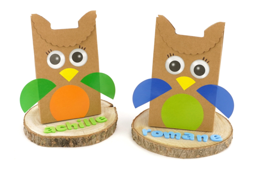 DIY búhos otoño actividad fácil niños - Actividades manuales Otoño - 10doigts.fr - 2