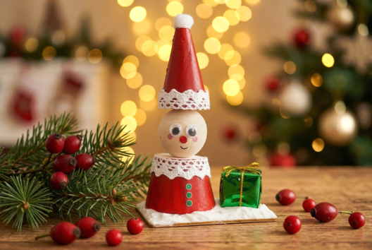 DIY lutin Noël - Actividades manuales personajes de Navidad - 10doigts.fr