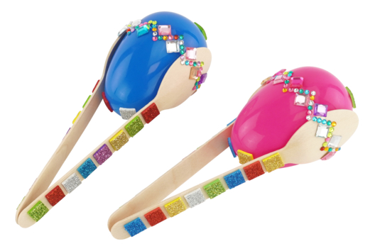 DIY maracas para niños arroz - Actividades manuales Carnaval, Martes de Carnaval - 10doigts.fr - 2
